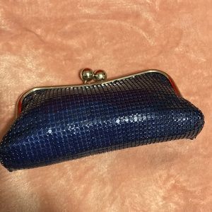Azul cartera para salir